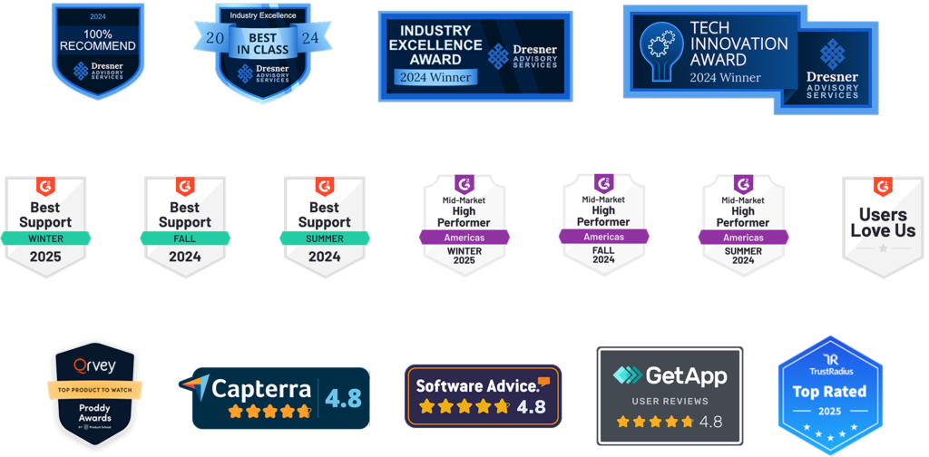 Qrvey rated #1 in embedded analytics