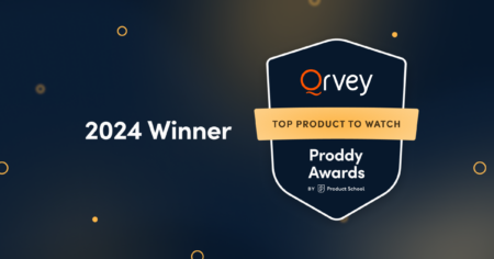 Qrvey's Proddy Award for Top Product to Watch
